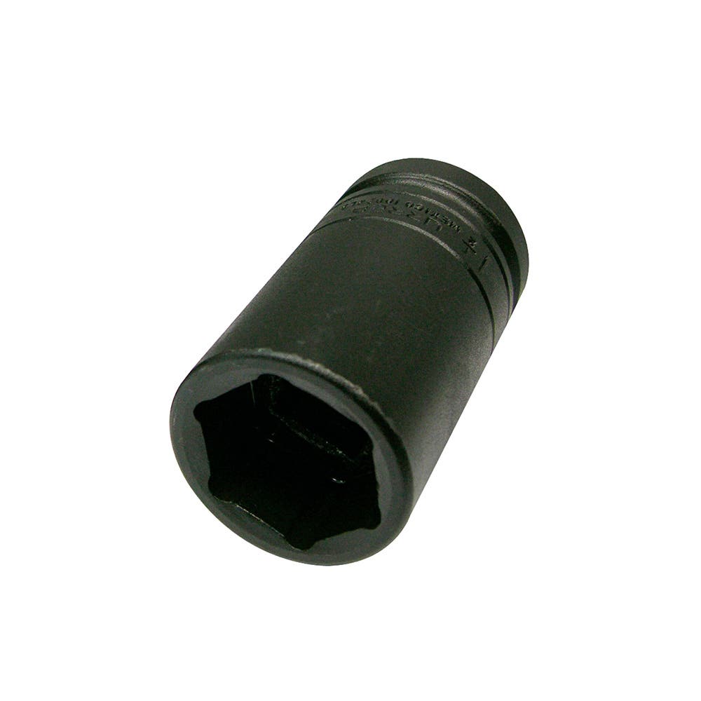 Dado De Impacto En Pulgadas Cuadro De 1/2 Para Ruedas De Camión, 1 x 1-1/2, Urrea 10024LS