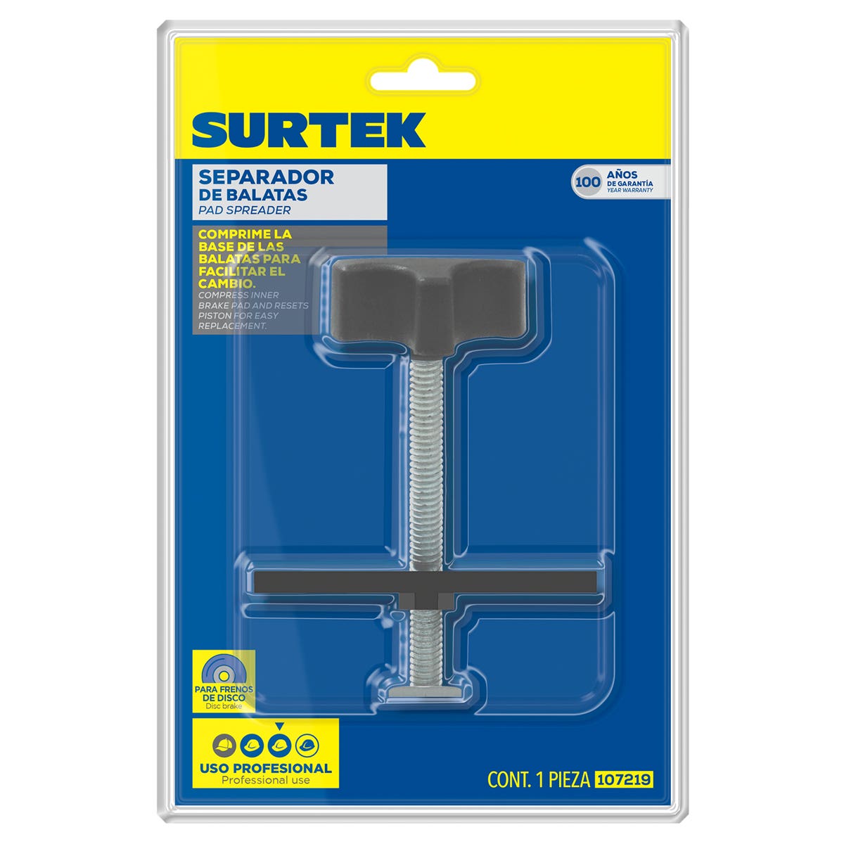 Separador De Balatas Para Frenos De Disco, Surtek 107219