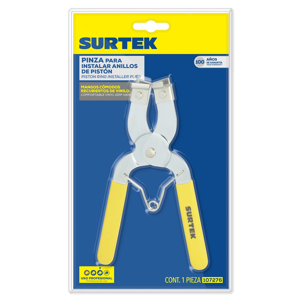 Pinza Para Instalar Anillos De Pistón, Surtek 107276