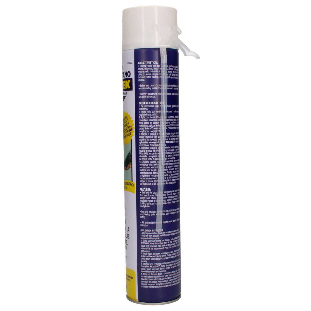 Espuma De Poliuretano Resistente A La Temperatura, 750 ml, Surtek 113502
