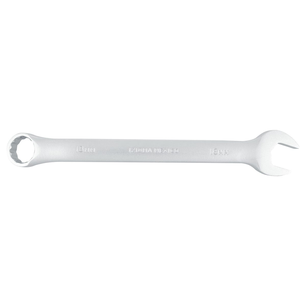 Llave Combinada Satinada Métrica, 12 Puntas, Urrea 1218MA