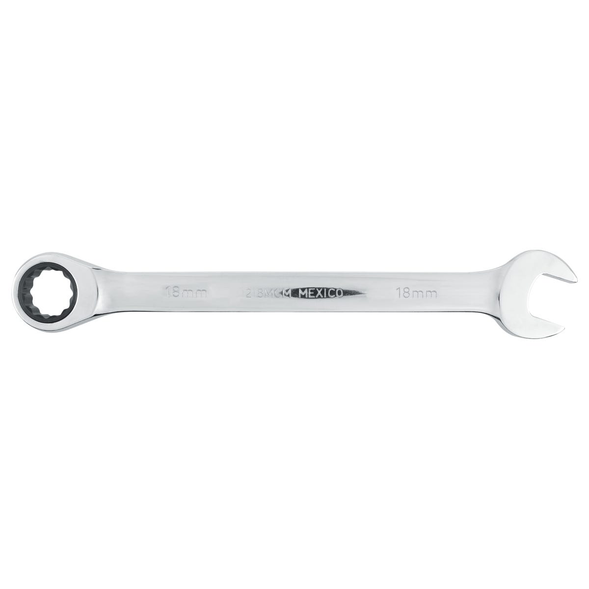 Llave Combinada Pulido Espejo De Matraca Métrica, 12 Puntas, Urrea 1218MCM