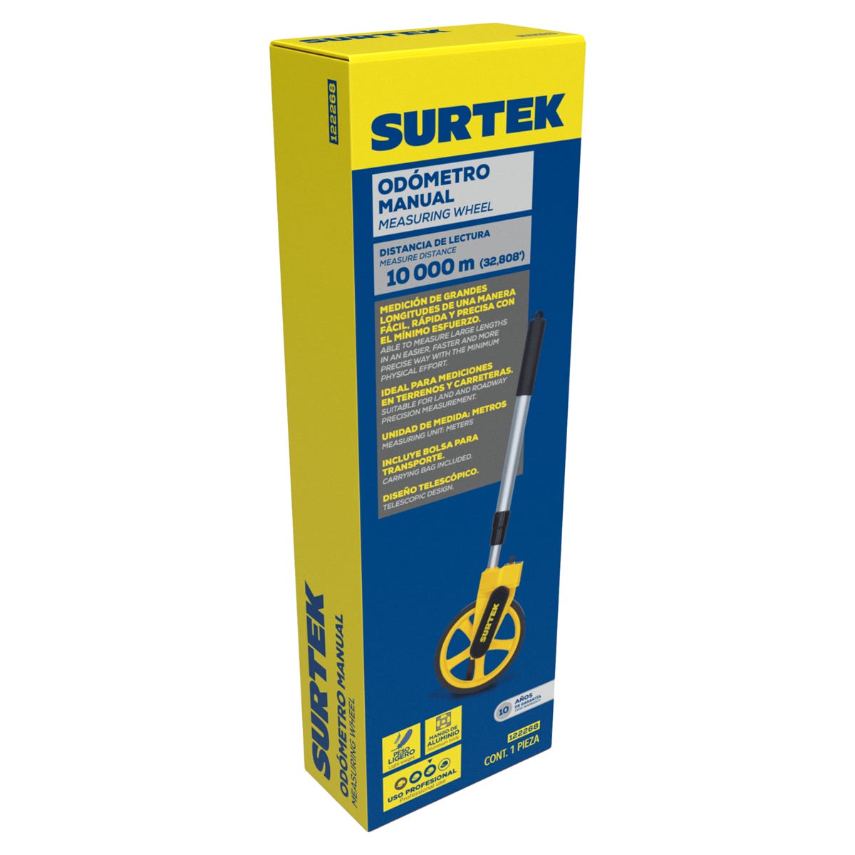 Odómetro Para Interiores De 10, 000 m, Surtek 122268