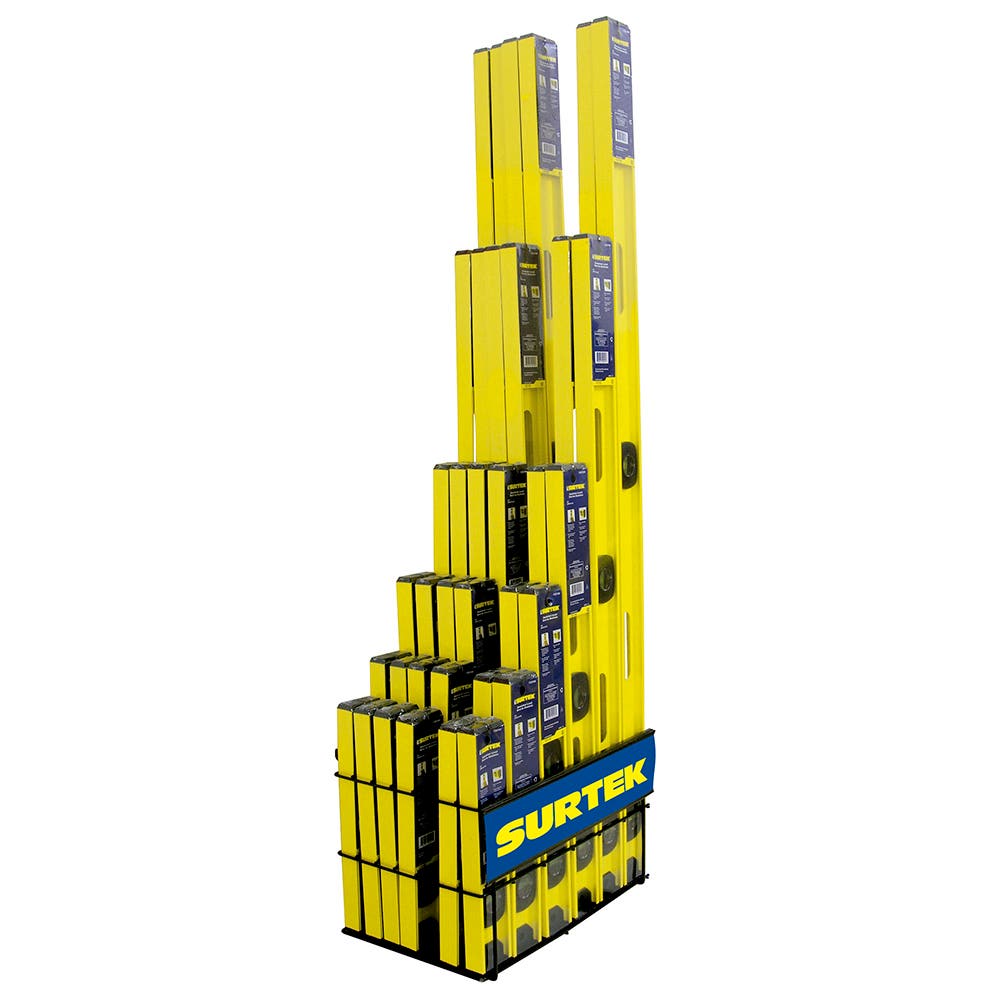 Rack Con Niveles De Aluminio, 37 Piezas, Surtek 126121