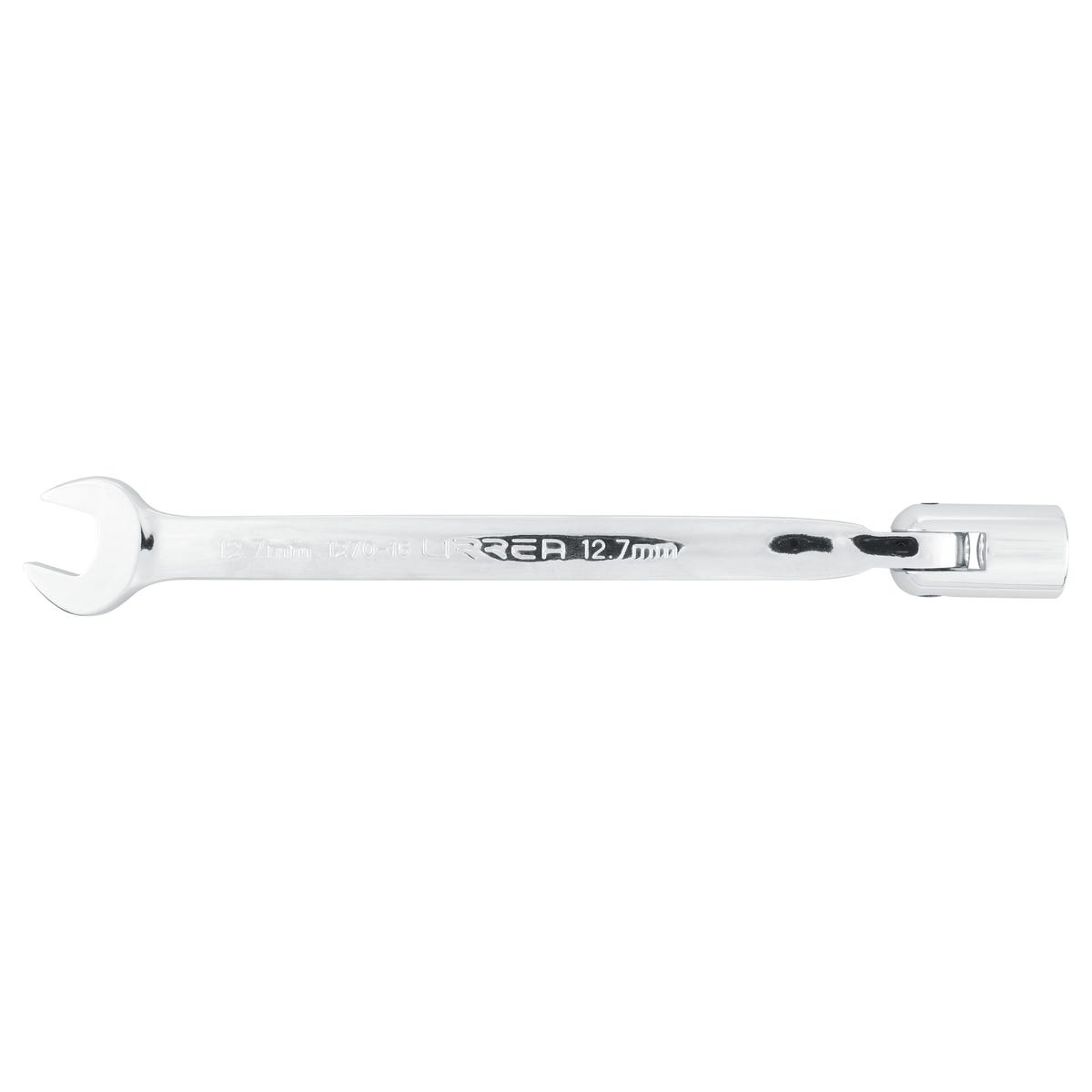 Llave Combinada Flexible Pulido Espejo En Pulgadas, 12 Puntas, Urrea 1270-16