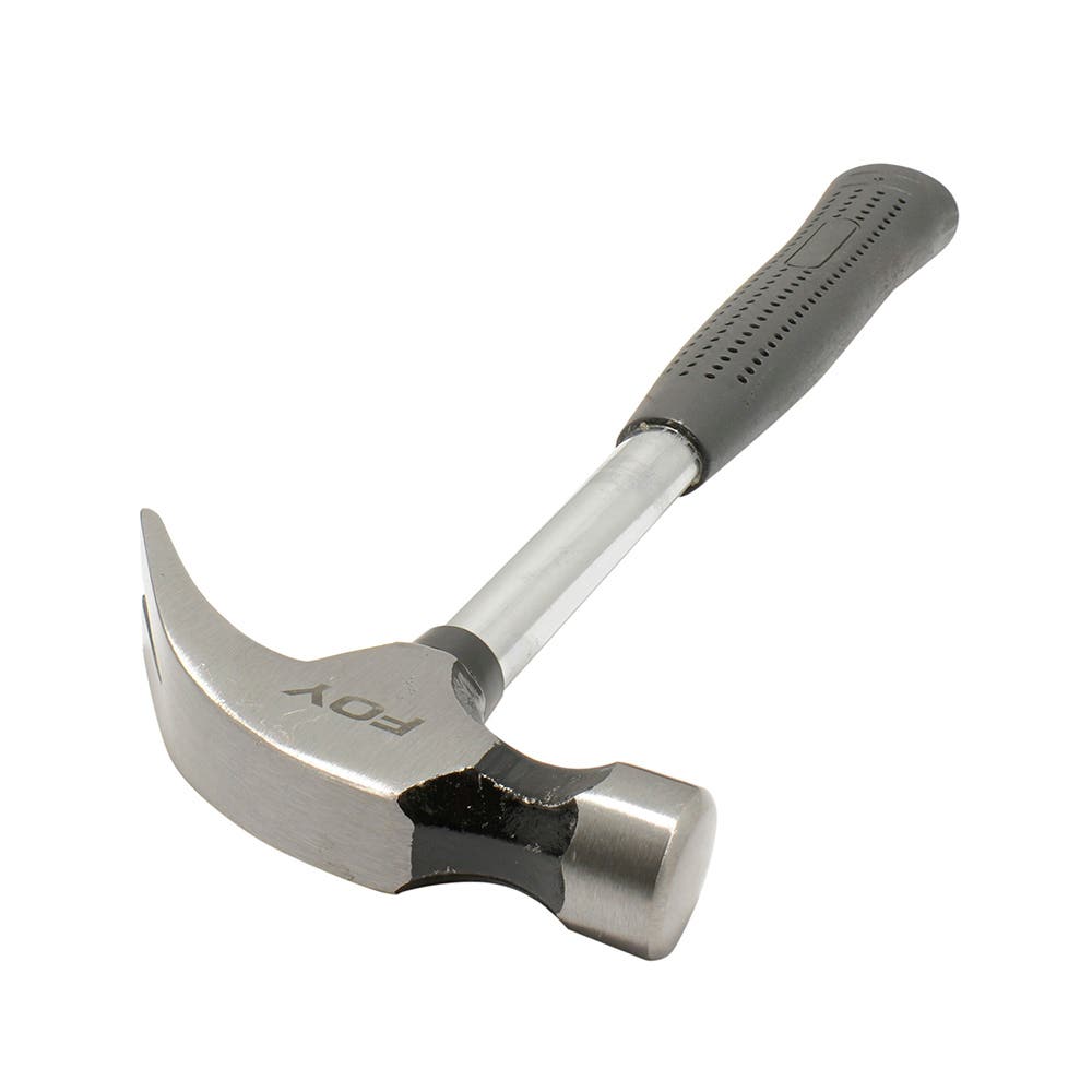 Martillo De Uña Curva Con Mango Tubular Con Recubrimiento De Neopreno 13, 16 Oz, Foy 141826