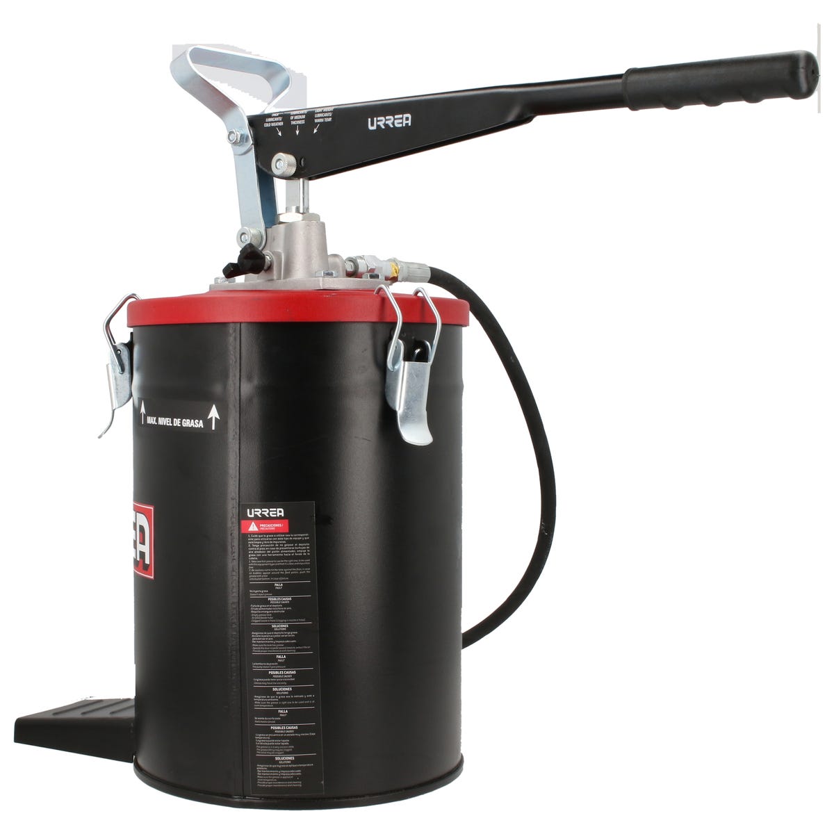 Inyector De Grasa Con Cubeta De Presión Variable De 10 kg, 4000 PSI, Urrea 23621