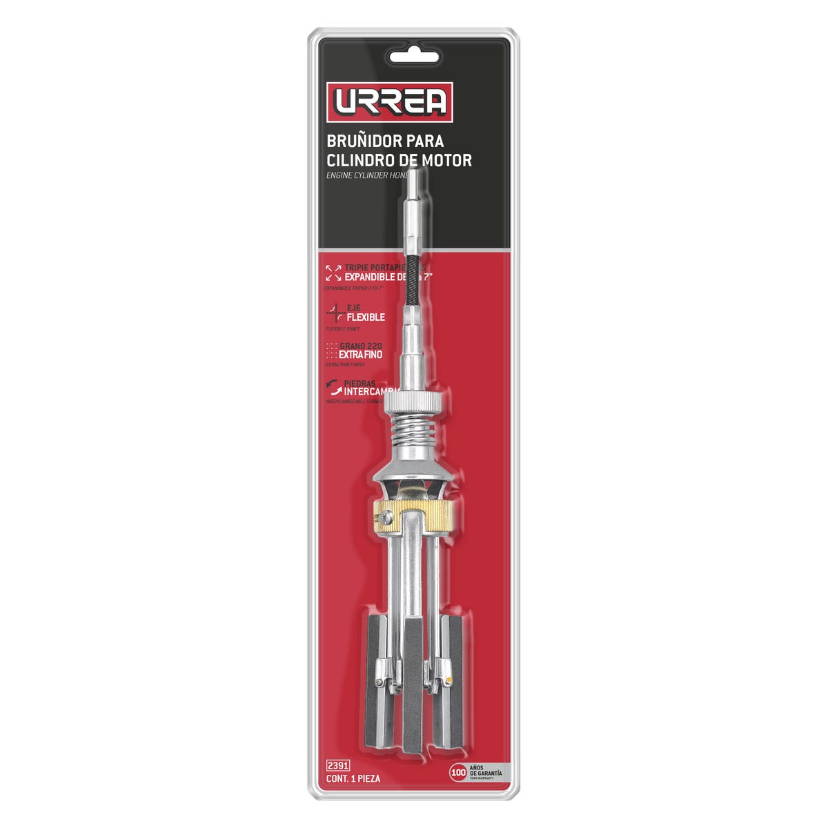 Bruñidora Para Cilindro De Motor 2 A 7, Urrea 2391