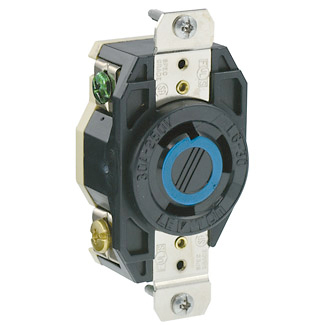 CONTACTO TL 2P3W 30 A 250 V LEVITON 2620