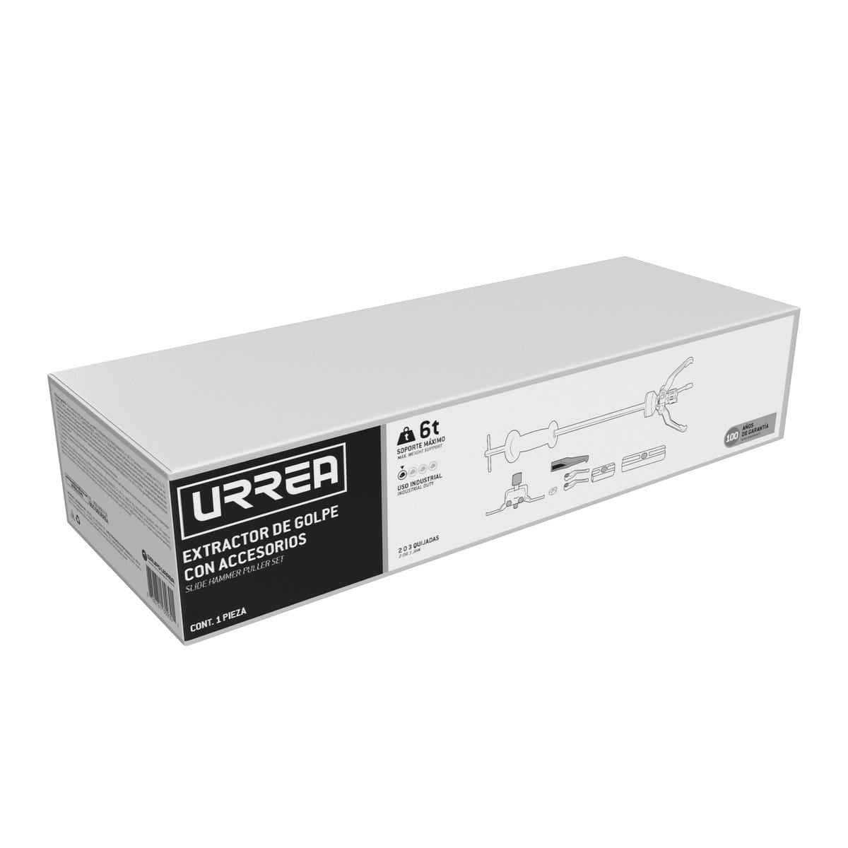 Extractor De Golpe 2 O 3 Quijadas Tipo B, 4-1/4, Urrea 4270A