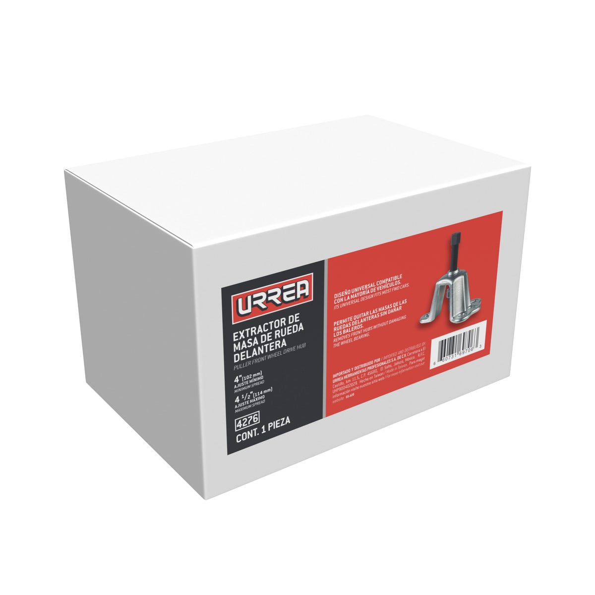 Extractor De Masa De Ruedas Delanteras, Urrea 4276