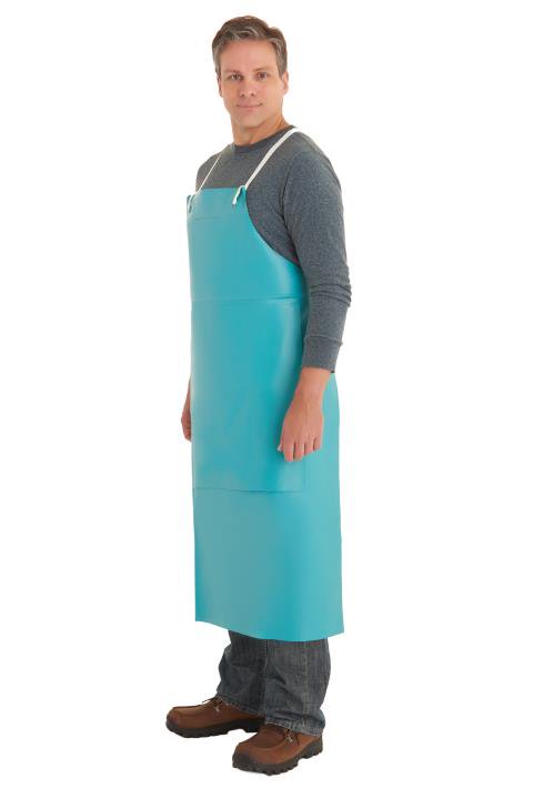 Mandil De PVC Color Verde 33" x 49"