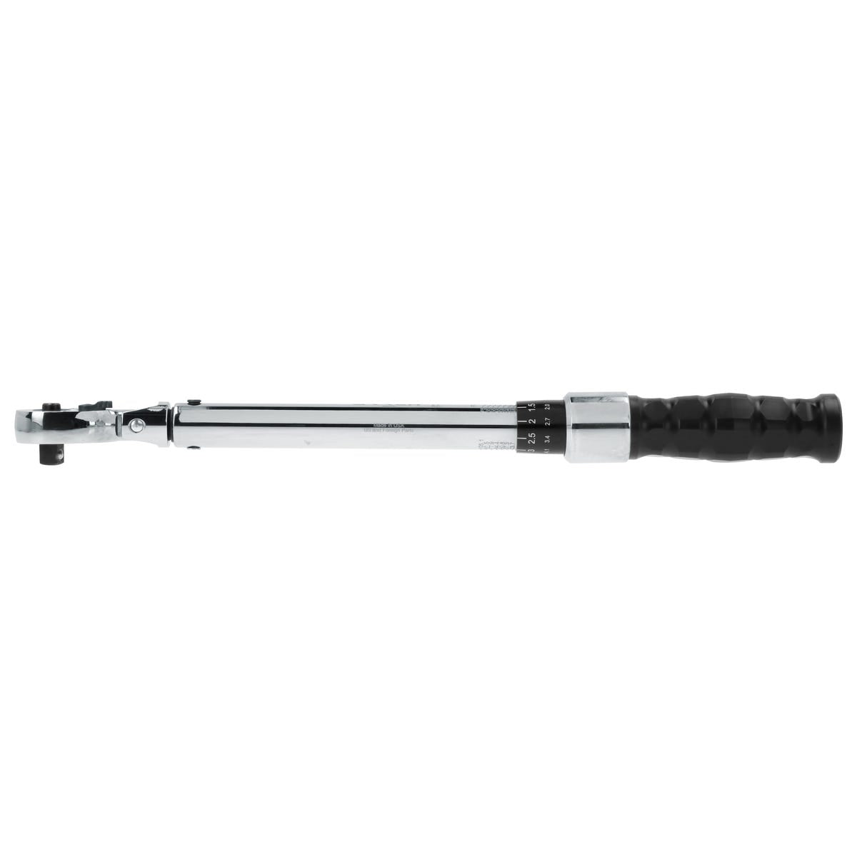 Torquímetro De Trueno Escala Dual Cabeza Flexible Cuadro De 3/8, 10-80 ft-lb (16-105 Nm), Urrea 6007