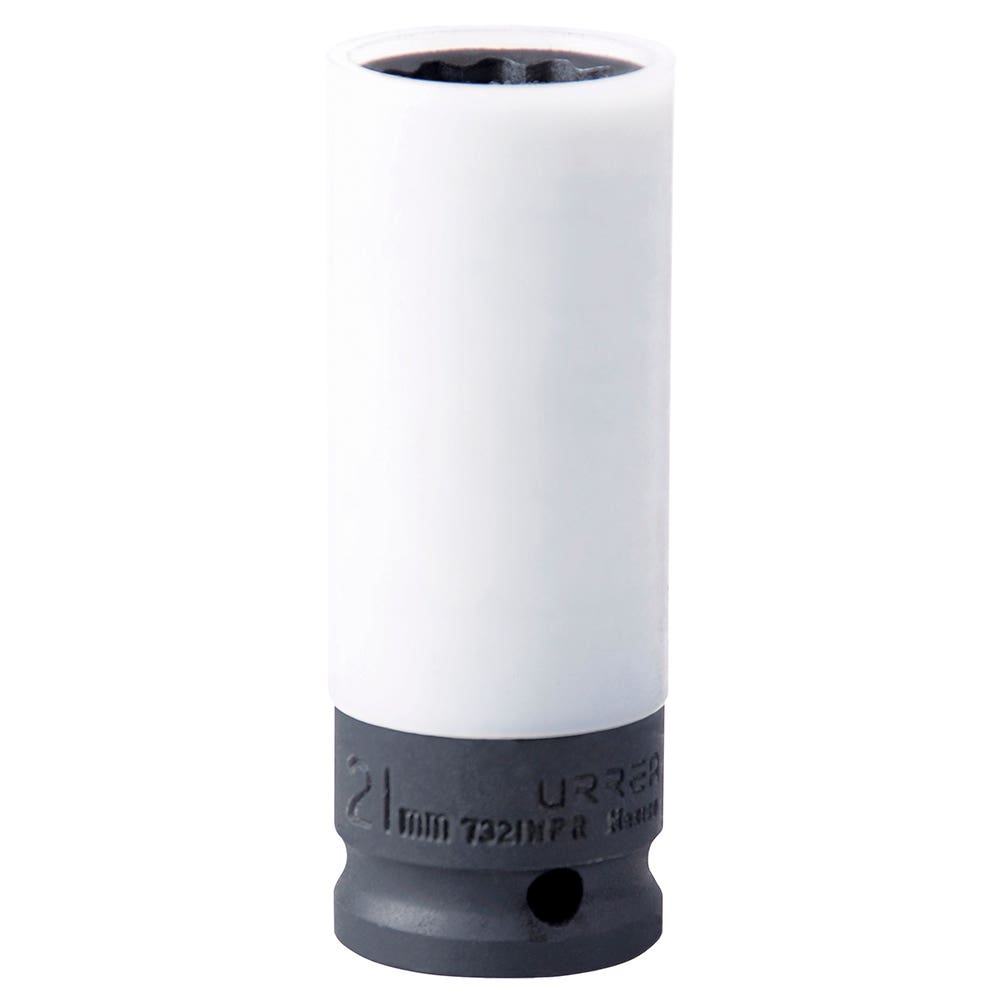 Dado De Impacto Métrico Cuadro De 1/2 Con Protección Nylamid, 13/16, Urrea 7321MPR