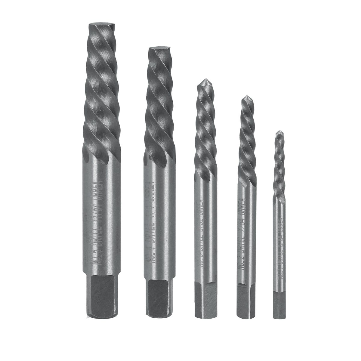Juego De Extractor cola De Cochino Para Tornillos, 5 Piezas, Urrea 9500B