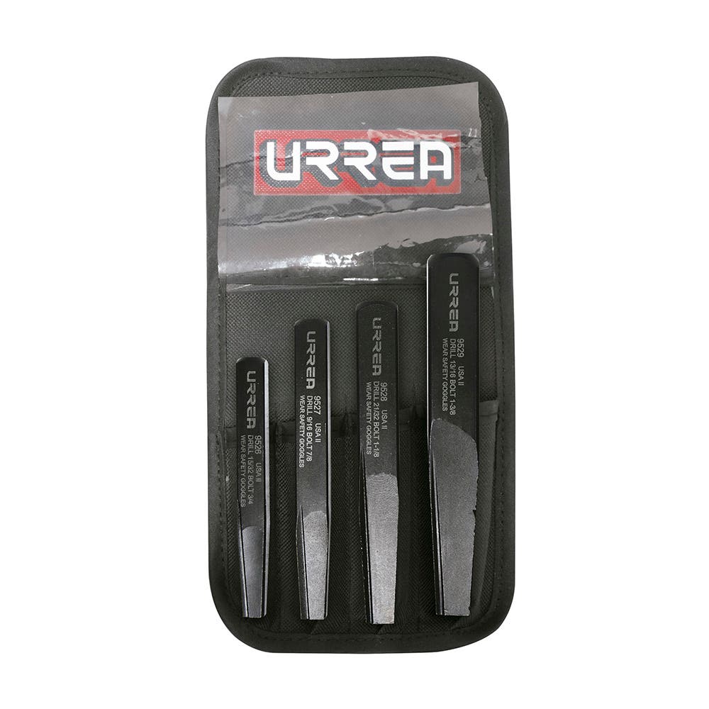 Juego De Extractor Rectos Para Tornillos Y Tubo, 4 Piezas, Urrea 9501A