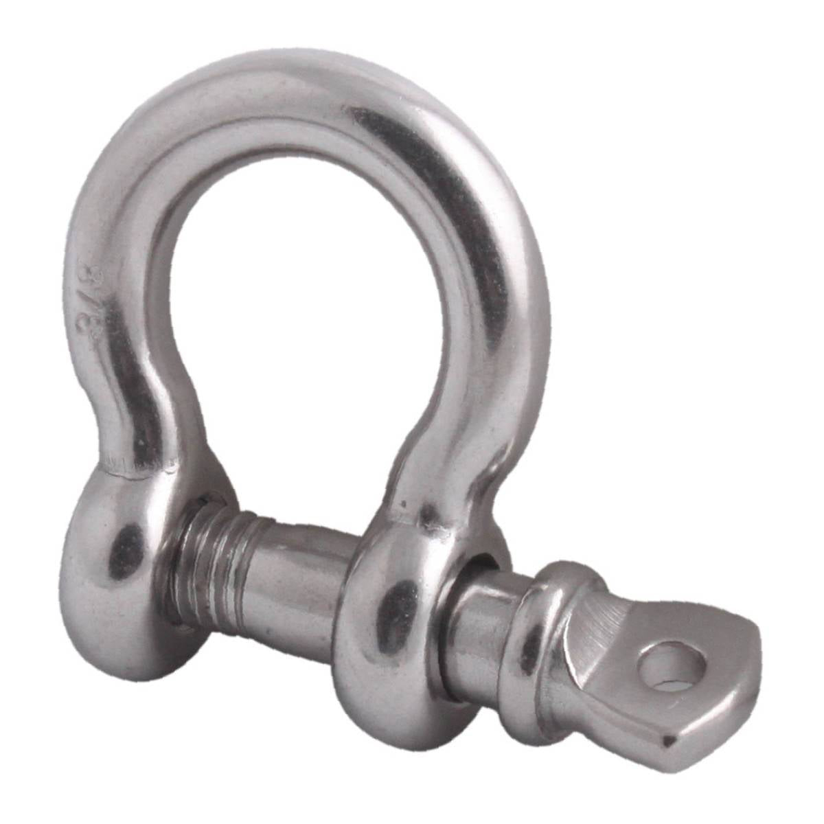 Grillete Para Cable De Acero Inoxidable 1/4"