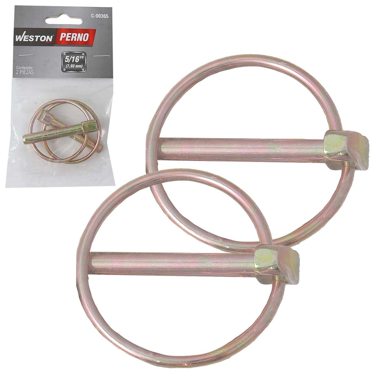 Perno 5/16" (Precio X Pieza - Empaque Con 2 Piezas) | C-00365