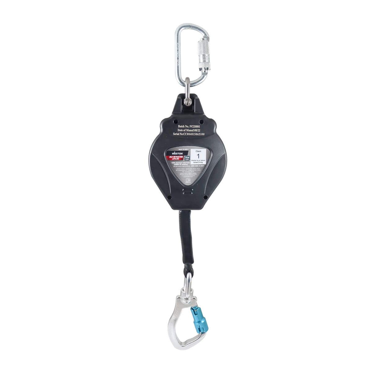 WST-CC-0050-1 Línea de Vida Auto Retráctil de 6 m 140 kg ANSI