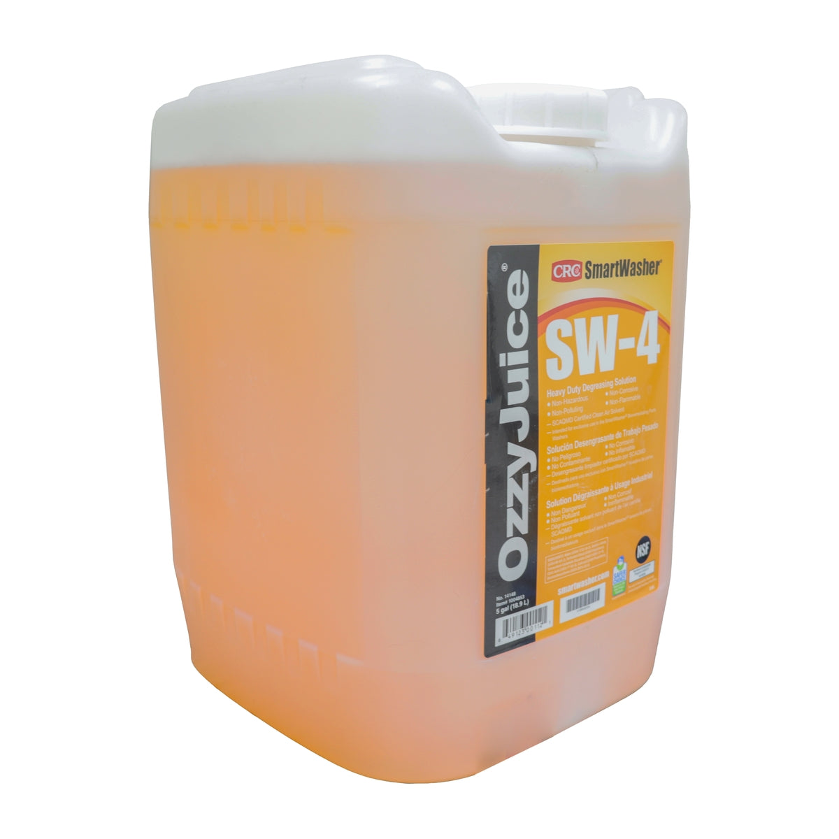 Solucion Desengrasante Industrial Ozzyjuice SW-4 Uso Pesado (5 Galones) | CRC-14148