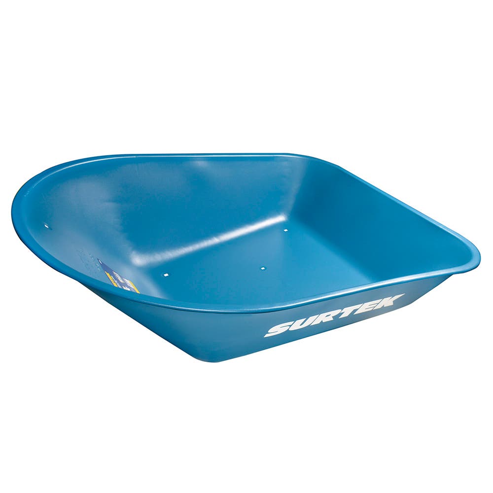Concha De Acero Para Carretilla Herraje Tipo Americano 5 Ft3, Azul, Surtek CS50