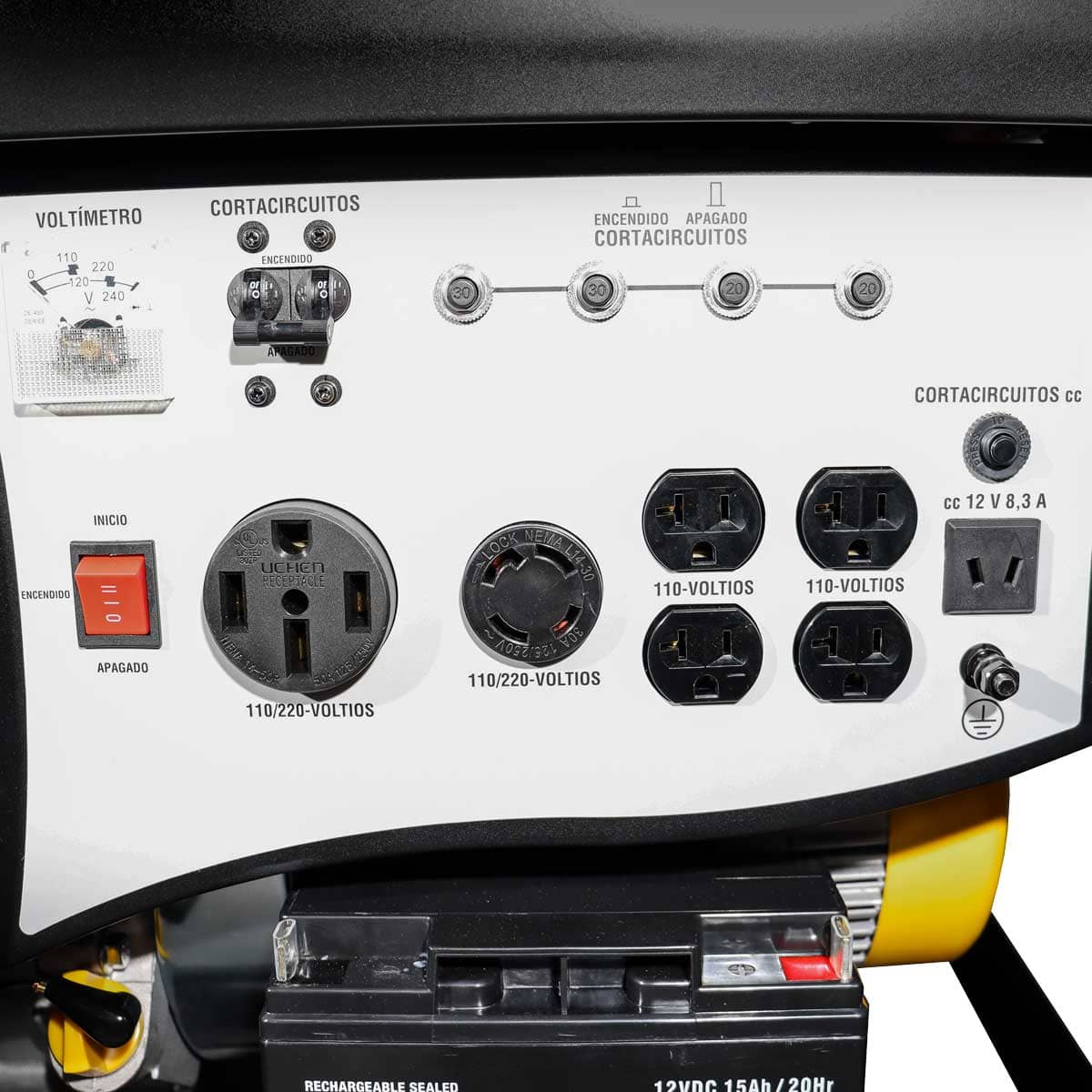 WST-CW-095 	GENERADOR ELECTRICO A GASOLINA 7480W (INICIO ELECTRICO)