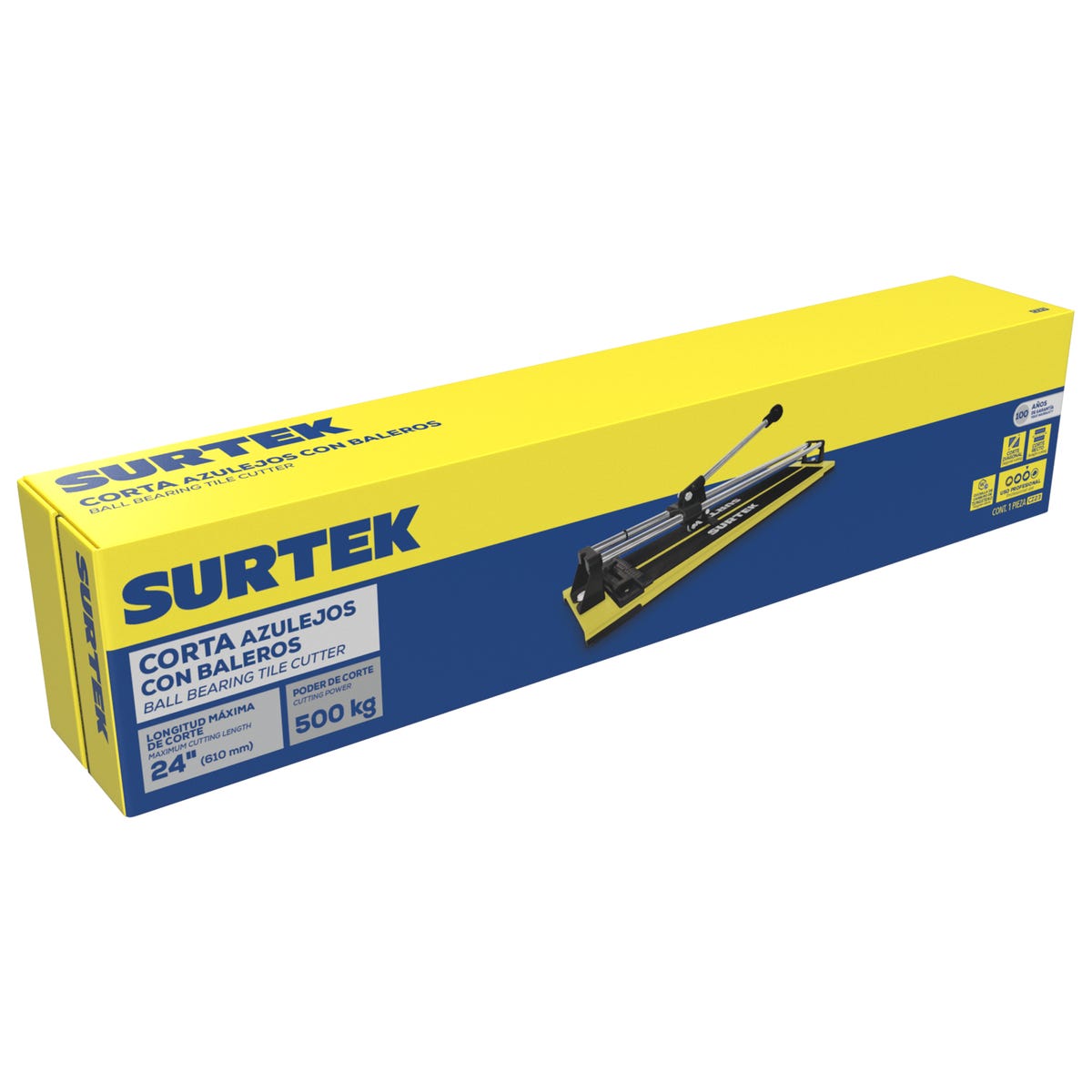 Corta Azulejos Con Baleros 23-1/2, Surtek CZ23