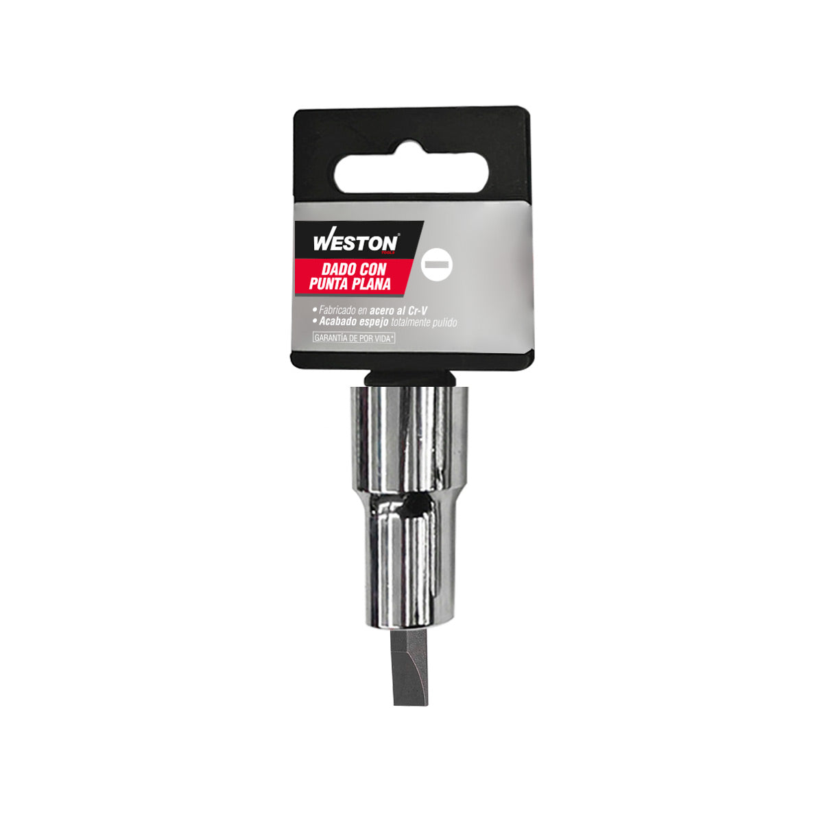 DADO CUADRO 1/4" CON PUNTA PLANA 5/32" DM-010800-02