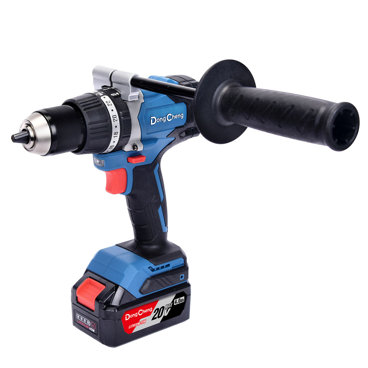 ROTOMARTILLO/ATORNILLADOR INALAMBRICO SIN CARBONES 20V MAX/4.0Ahx2 1/2" 2000 RPM 32000 IPM DC-DCJZ03-13EM