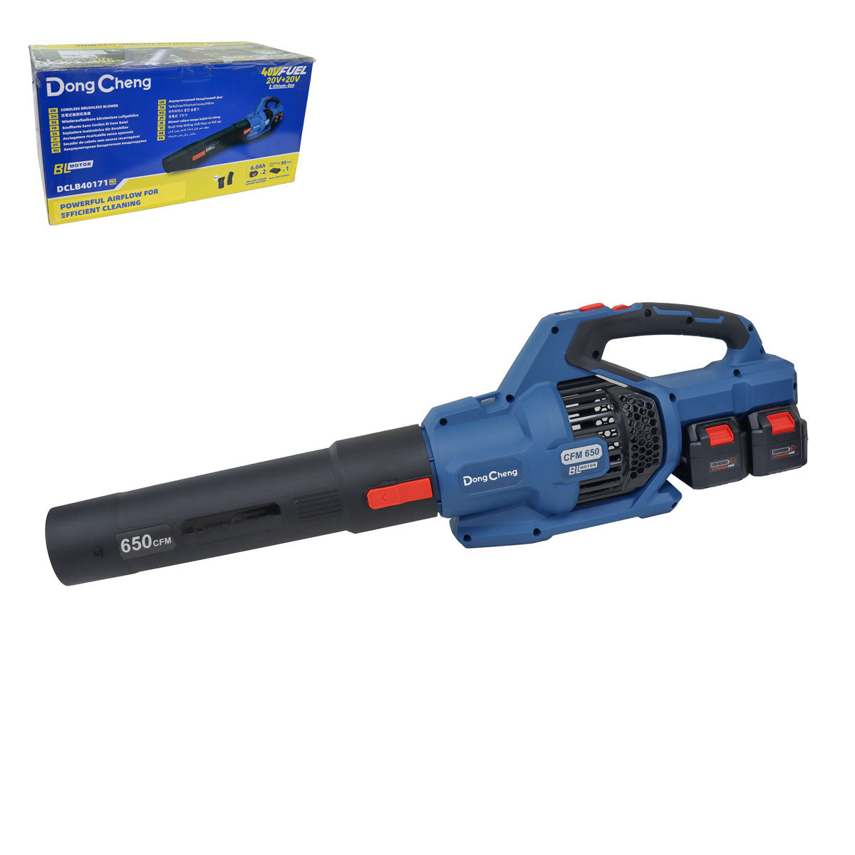 Sopladora Inalámbrica Sin Carbones 20V+20V 6.0 Ahx2 18000 RPM | DC-DCLB40171H2S