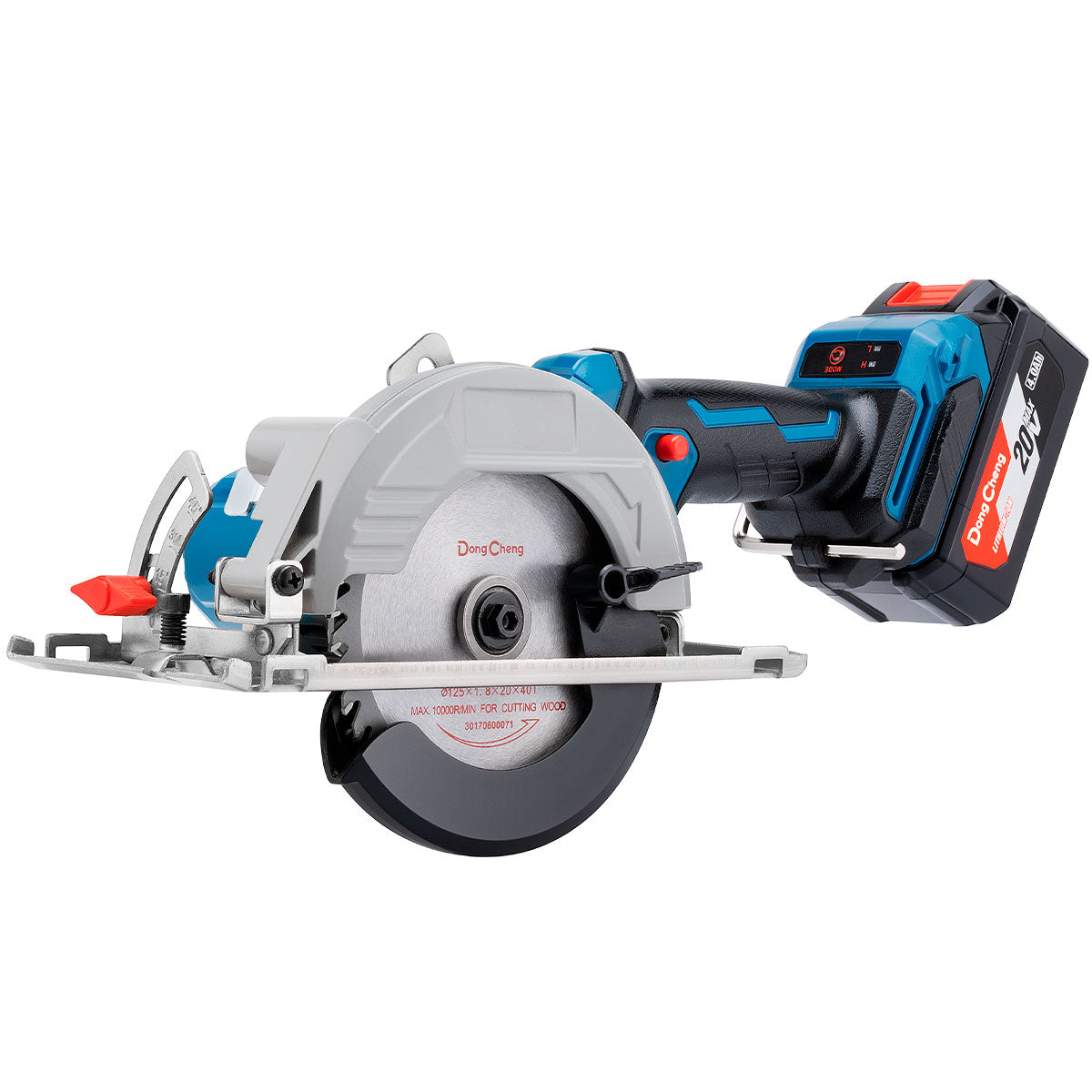 SIERRA CIRCULAR INALAMBRICA SIN CARBONES 20V MAX/4.0Ahx1 5" x 3/4" 6700 RPM DC-DCMY125DM