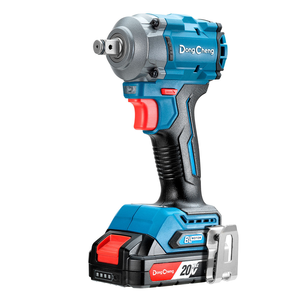 LLAVE D/IMPACTO INALAMBRICA SIN CARBONES 20 V/4.0Ahx2 1/2" 2500 RPM 3100 IPM 264/264 FT/LBS DC-DCPB358EM