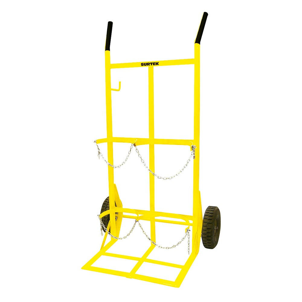 Diablo Para Cilindros O Tanques Con Llanta Neumática 16, Capacidad 2 Cilindro, Surtek DGN2C