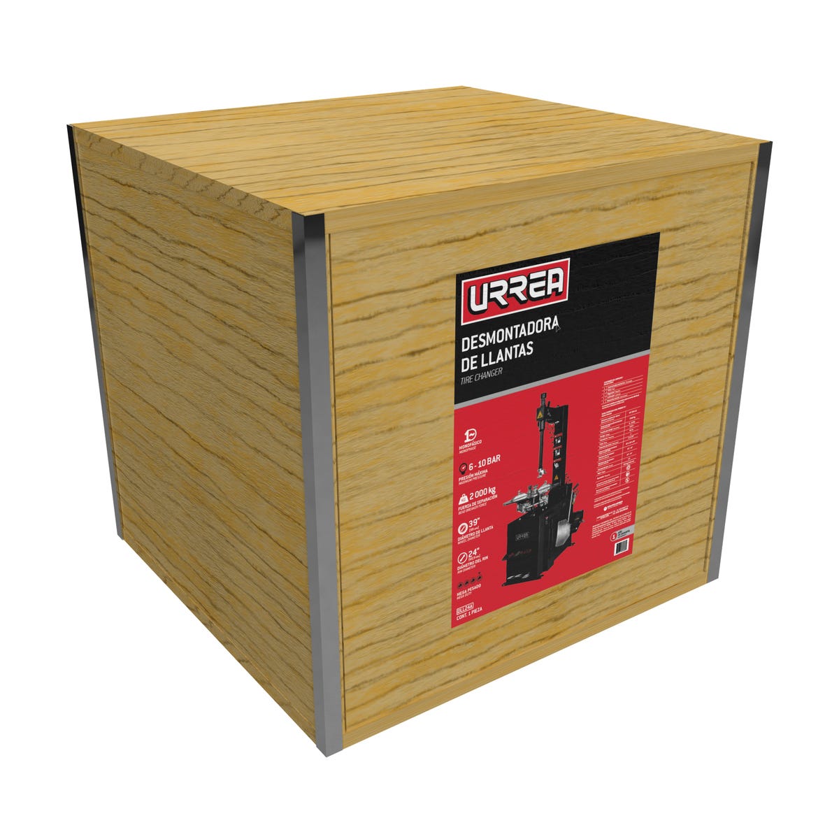 Desmontadora De Llantas 1.5 HP Para Rin 24, Urrea DLL24A