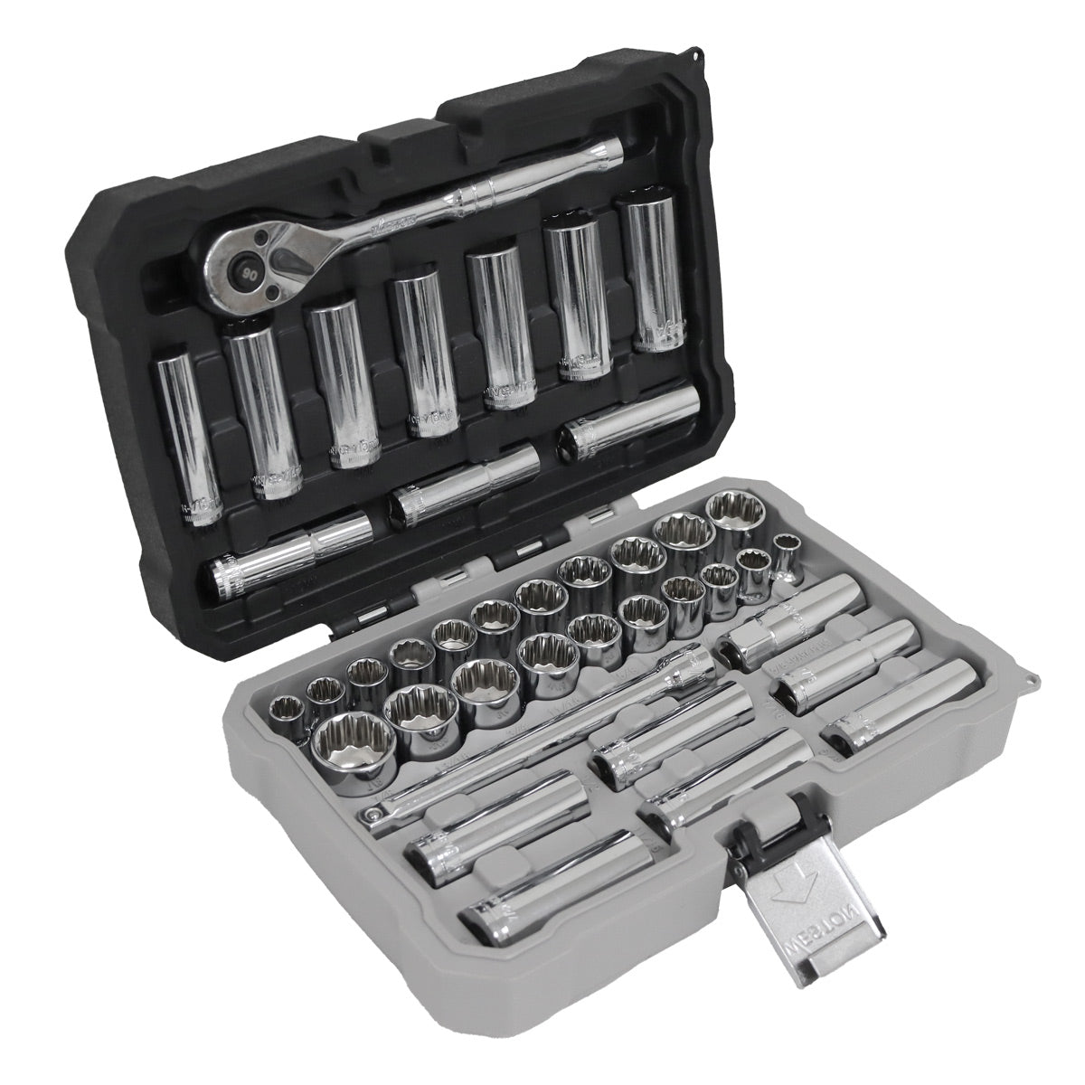 JGO. D/40 DADOS CUADRO 3/8" FRACC. Y METRIC. P/MECANICO DM-053010