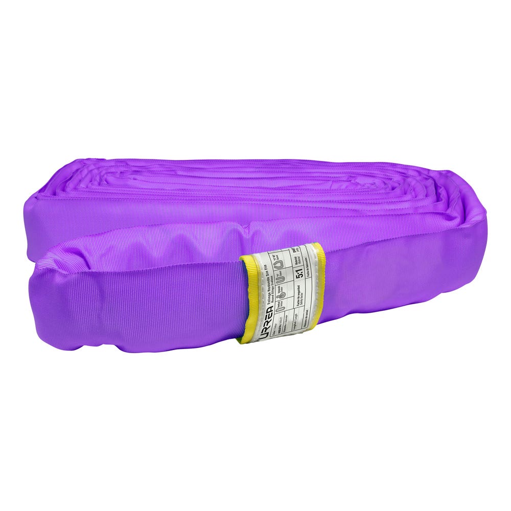 Eslinga De Poliéster Redonda Sin Fin Violeta 1 m, 1 Ton, Urrea ER11