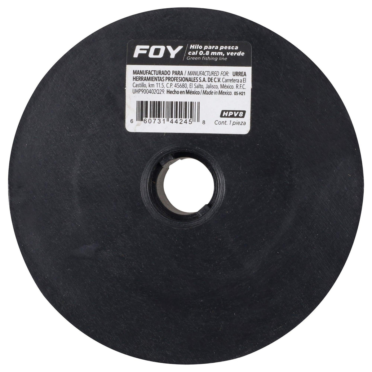 Hilo Para Pesca Calibre 0.7 mm Color Verde, Foy HPV7