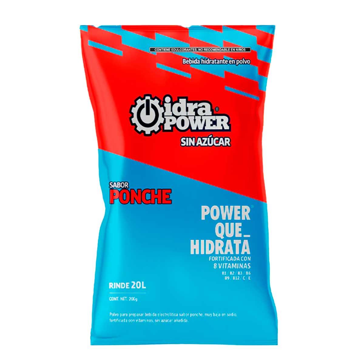 Idrapower Sin Azúcar 200gr/ 20 lts