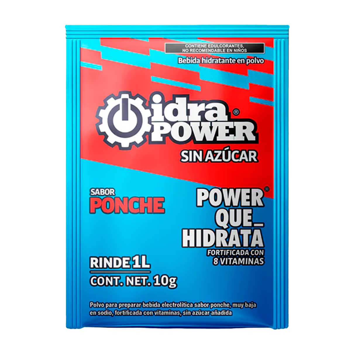 Idrapower Sin Azúcar 10 gr Rinde a 1 lt