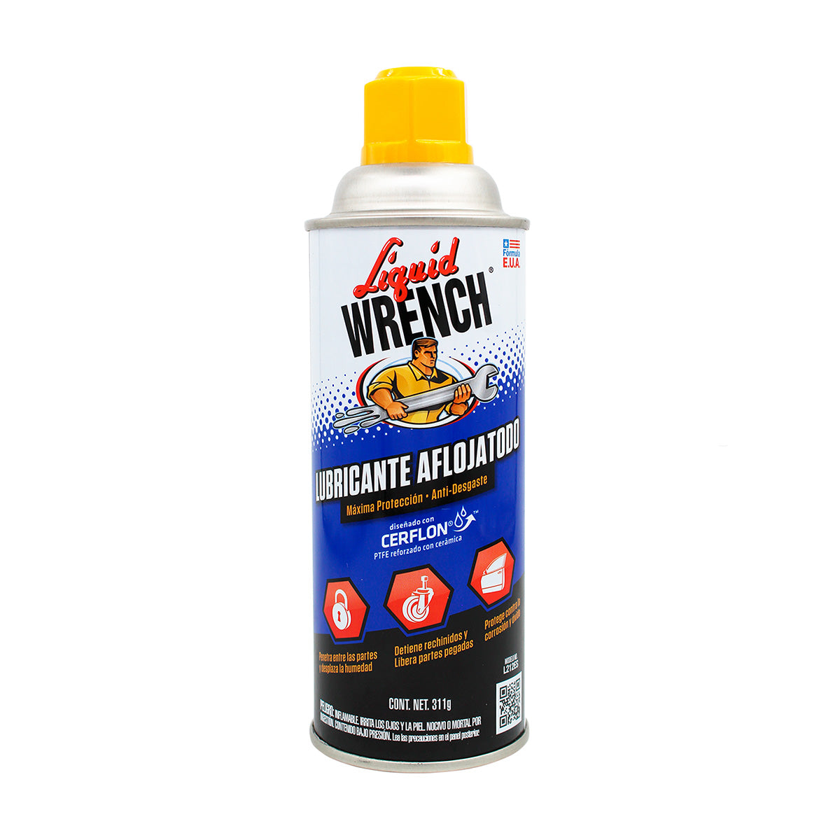 Super Lubricante Dielectrico 311 Gr con Cerflon Liquid Wrench | LQW-L212ESM