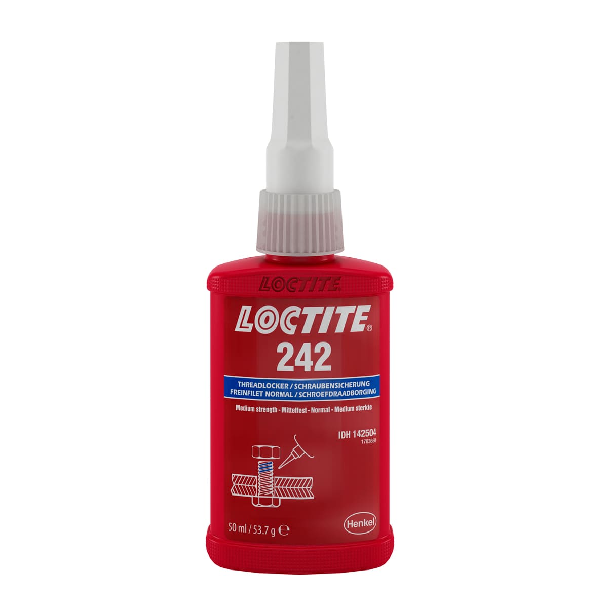 LOCTITE 242 FIJADOR DE ROSCAS RESISTENCIA REMOVIBLE 50 ml LT-270889