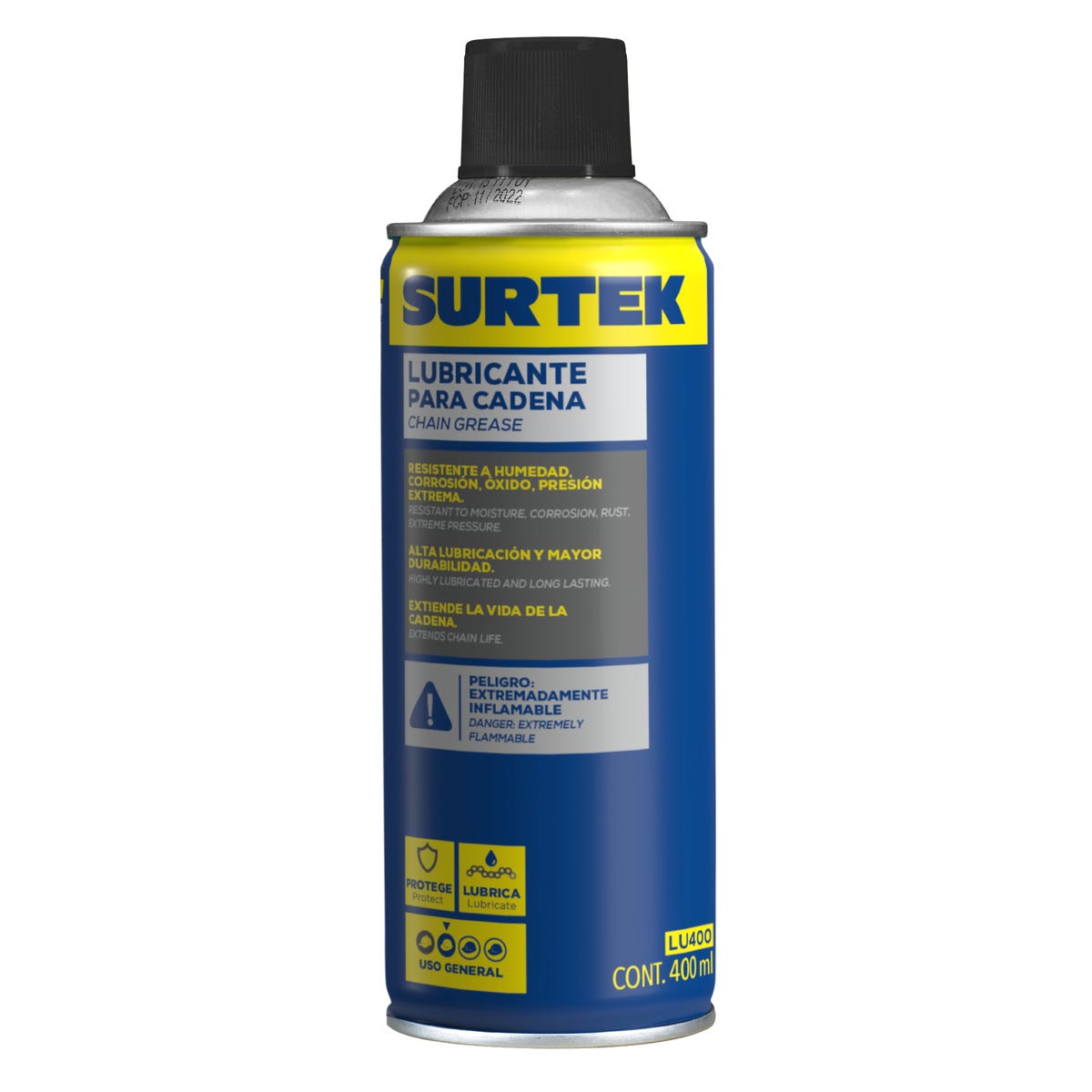 Lubricante Para Cadena 400 ml, Surtek LU400