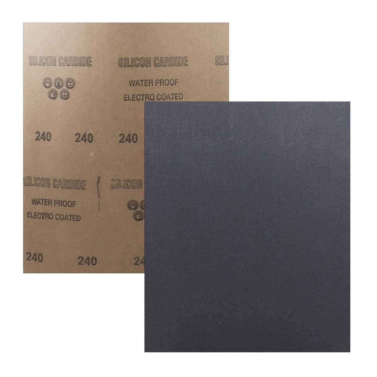 HOJA DE LIJA DE AGUA CARBURO SILICIO 9" x 11" G320 (Precio x pieza - Empaque c/100 pzas)-LW-1050