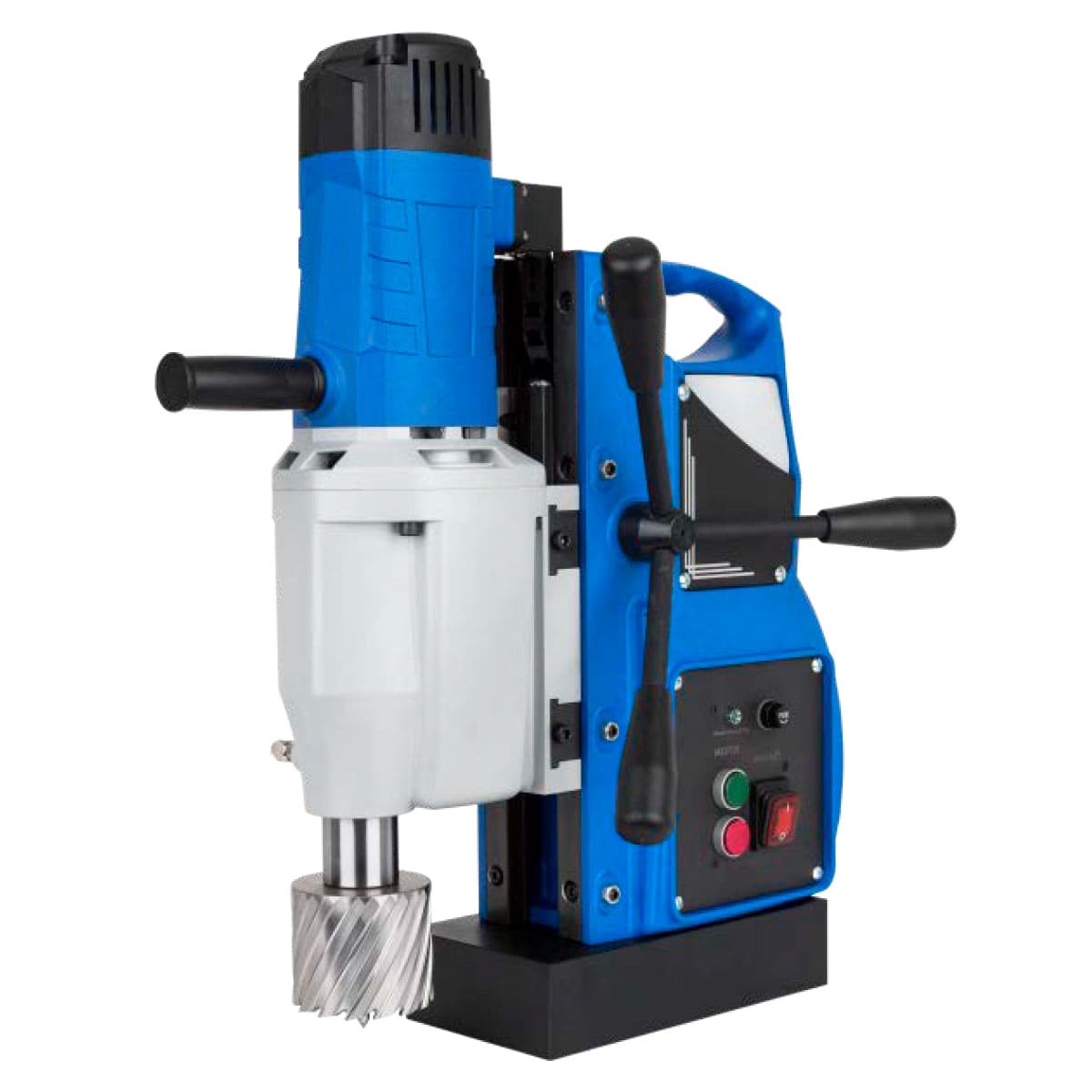 TALADRO MAGNÉTICO Ø3" X 4" 1600W 4VEL. BROQUERO 1/2" ZANCO WELDON 3/4" 110V M-04010