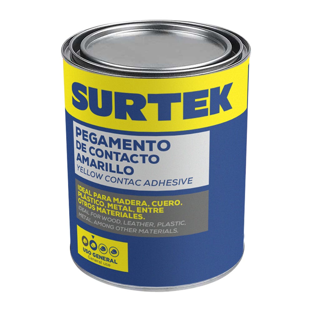 Pegamento De Contacto Amarillo 125 ml, Surtek PEA12