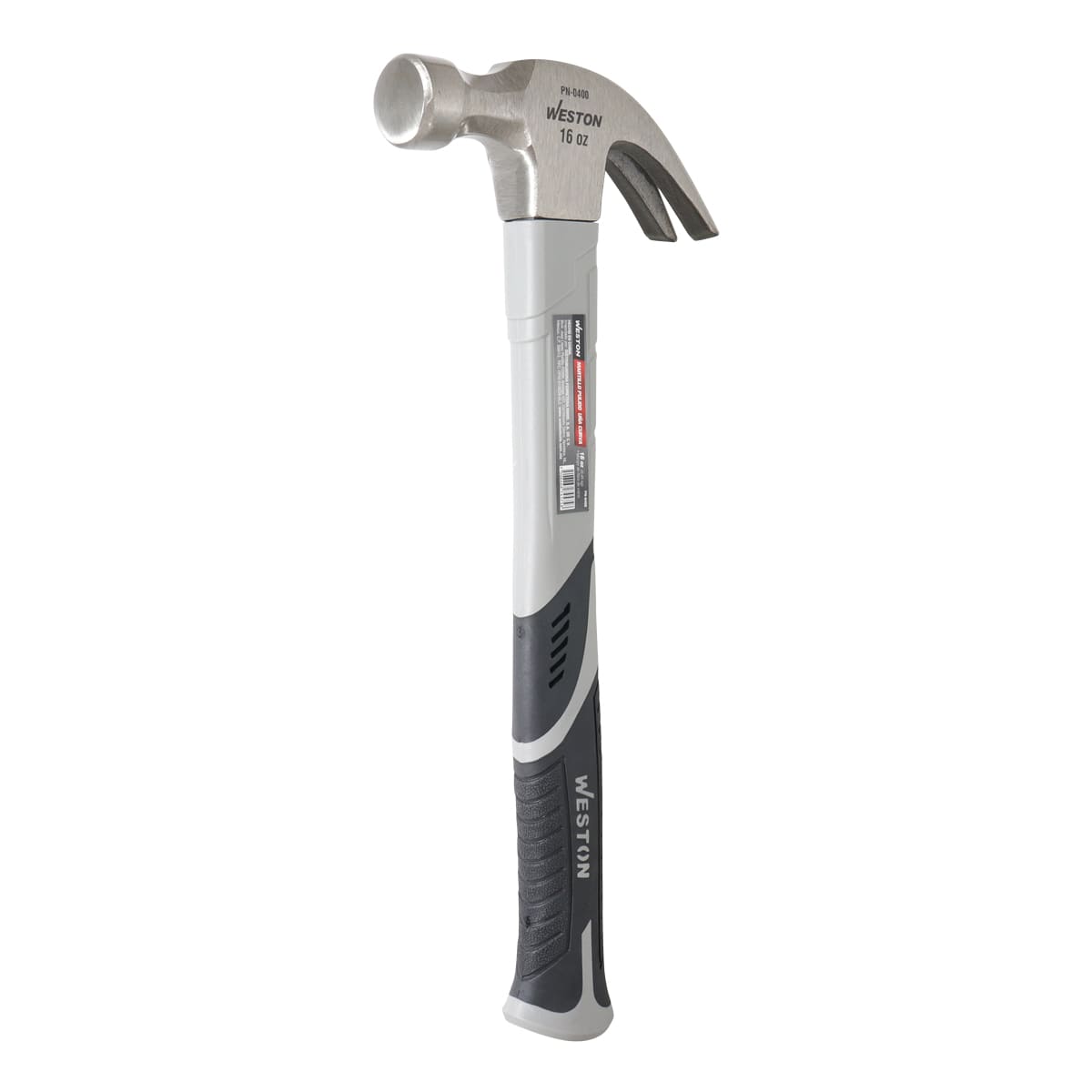 MARTILLO PULIDO UÑA CURVA 16 OZ MANGO 13" DE FIBRA DE VIDRIO PN-0400