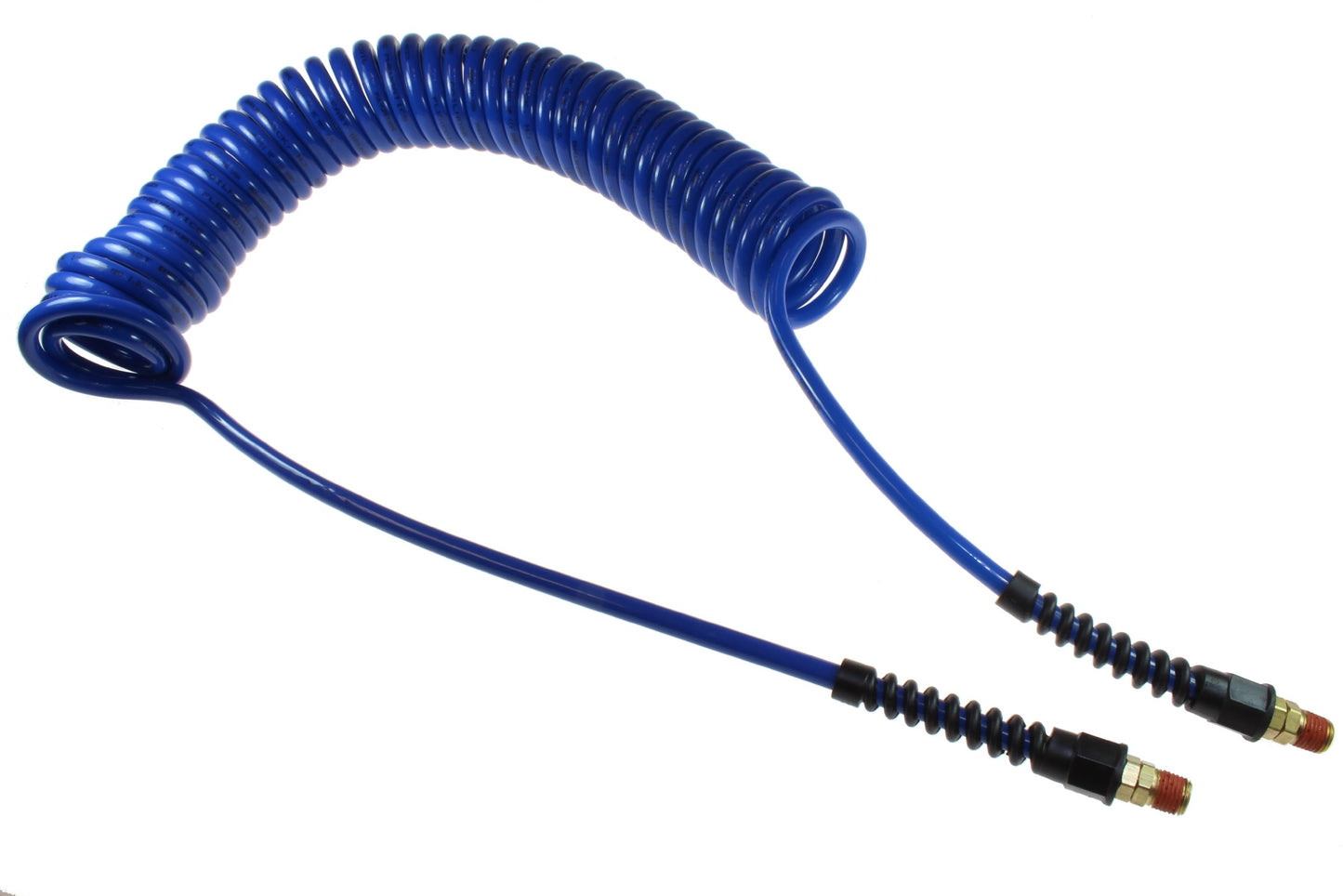 Coilhose Flexcoil 1/4 ID X 25' 1/4" mpt Dark Blue PU14-25B-B