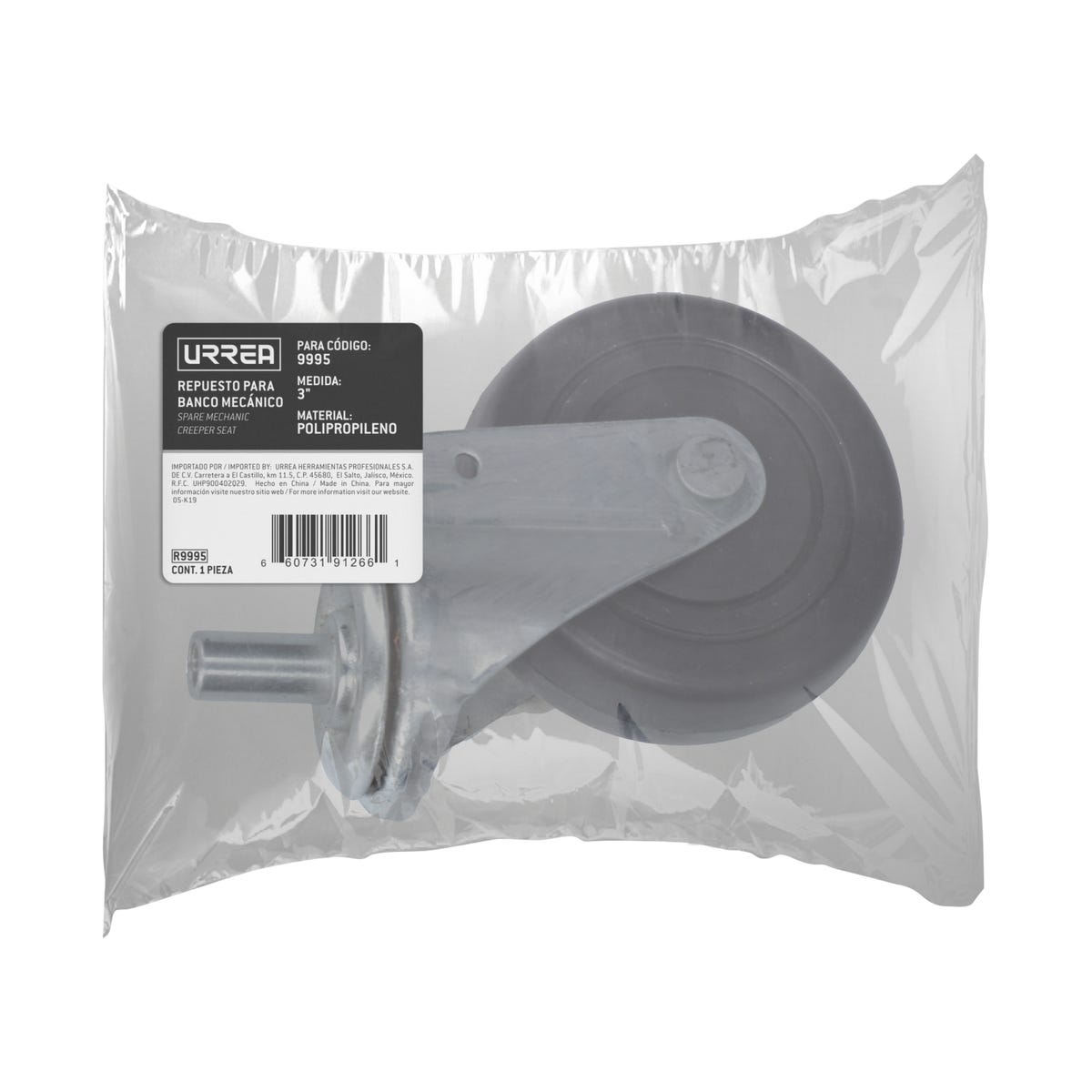 Repuestos De Rueda Para Cama Para Mecánico 9995, Urrea R9995