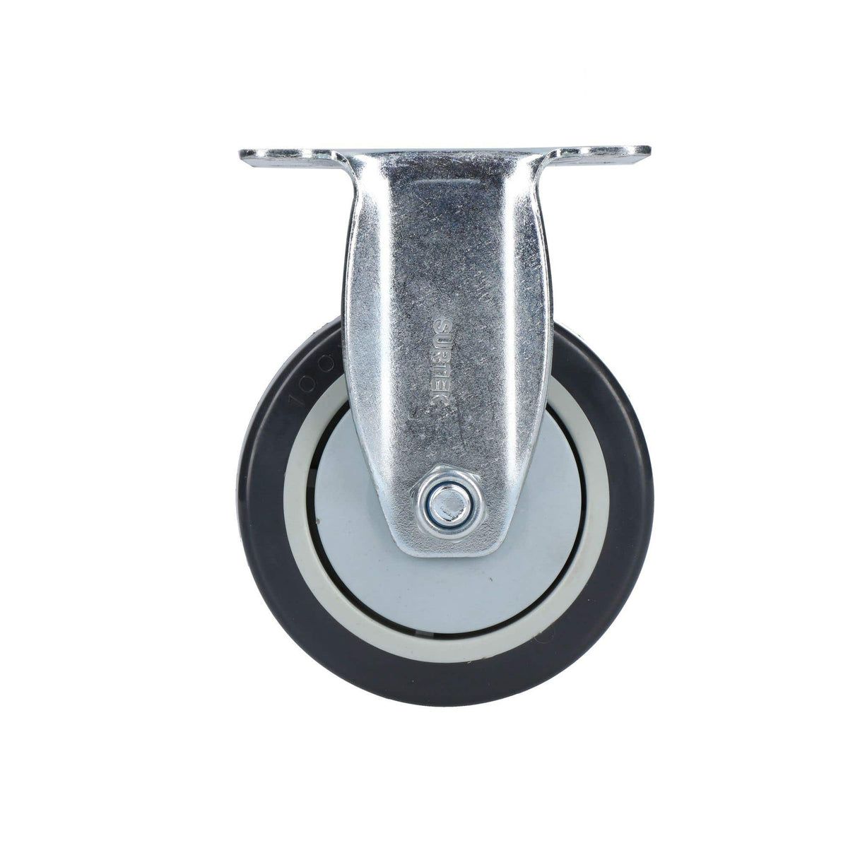 Rodaja De Poliuretano Negro Fija 4, Surtek RG10F