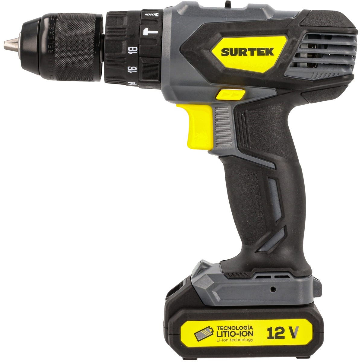 Rotomartillo De Impacto 3/8 A Batería Litio-Ion 12 V 28 Nm, Surtek RI612